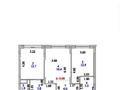 3-комнатная квартира · 60.6 м² · 8/12 этаж, Казыбек би 41 — 45 школа. Улы дала Назарбаев универ за 46 млн ₸ в Астане, Нура р-н — фото 23