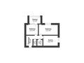 2-бөлмелі пәтер · 57.1 м² · 6/6 қабат, проспект Назарбаева 225, бағасы: 22.9 млн ₸ в Костанае — фото 10