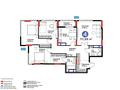4-комнатная квартира · 111.99 м² · 14/17 этаж, Турар Рыскулов 18/7 — Хусейн бен Талал за 80 млн ₸ в Астане, Есильский р-н