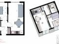 2-комнатная квартира · 36 м² · 2/12 этаж, Байтурсынова 61 — Шаймерденова за 20.8 млн ₸ в Астане, Сарайшык р-н