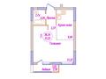 1-бөлмелі пәтер · 38.34 м², Манглик Ел 40, бағасы: 21 млн ₸ в Астане, Есильский р-н — фото 3