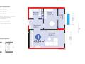 1-комнатная квартира · 44 м² · 8/12 этаж, Бауыржана Момышулы — Монке би за ~ 29 млн ₸ в Алматы, Алатауский р-н — фото 2