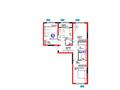3-бөлмелі пәтер · 83.25 м² · 3/6 қабат, Тараз 8/1, бағасы: ~ 49.8 млн ₸ в Алматы, Турксибский р-н