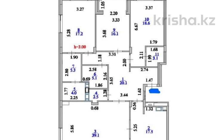4-бөлмелі пәтер · 148.6 м² · 3/8 қабат, Сарайшык 4 — Кунаева, бағасы: 195 млн ₸ в Астане, Есильский р-н — фото 2