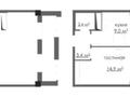 1-комнатная квартира, 37 м², 8/12 этаж, Муканова 78 за 16 млн 〒 в Караганде, Казыбек би р-н — фото 2