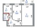 2-бөлмелі пәтер · 44 м² · 2/5 қабат, Дукенулы 11, бағасы: 19.5 млн ₸ в Астане, Сарыарка р-н — фото 2