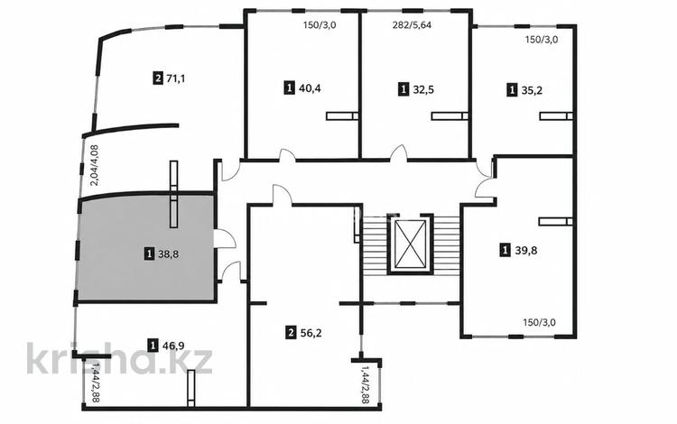 1-бөлмелі пәтер · 38.8 м² · 4/9 қабат, микрорайон Шугыла 342/1, бағасы: 20.8 млн ₸ в Алматы, Наурызбайский р-н — фото 3