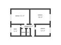 3-комнатная квартира · 56 м² · 2/2 этаж, п. Амангельды Рудненская — Амангельды за 18.5 млн 〒 в Костанае — фото 21