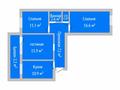 3-бөлмелі пәтер · 71 м² · 4/10 қабат, Маяковского 101\1, бағасы: 30 млн ₸ в Костанае — фото 9