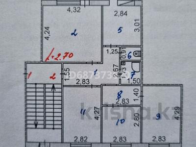 4-комнатная квартира · 80 м² · 1/5 этаж, Есенберлина 6 за 41 млн ₸ в Жезказгане