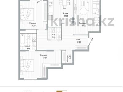 3-бөлмелі пәтер · 97.2 м² · 19/20 қабат, Туран 39 — БЕЗ КОМИССИИ / ОКНА НА БЕКТУРОВА /СКВОЗНОЙ ПОДЪЕЗД, бағасы: ~ 76.2 млн ₸ в Астане, Нура р-н
