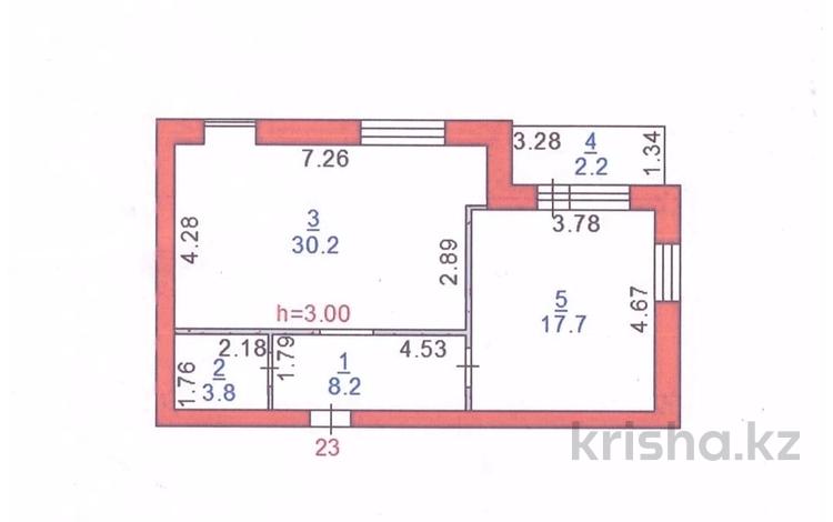 2-комнатная квартира, 62.1 м², 9/9 этаж, Курганская 2а за ~ 24.2 млн 〒 в Костанае — фото 2