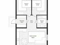 Отдельный дом · 3 комнаты · 64 м² · 4.5 сот., Микрорайон 22 за 33 млн ₸ в Косшы — фото 6