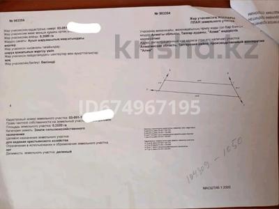 Участок · 35 соток, Вдоль новой дороги на Ак-Булак за 70 млн ₸ в Талгаре