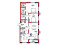 3-комнатная квартира · 130.42 м² · 2/20 этаж, Кайым Мухамедханов 6/1 за ~ 114.9 млн ₸ в Астане, Нура р-н — фото 3