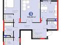 3-комнатная квартира · 106.67 м² · 12/12 этаж, Турар Рыскулов — Рыскулова - Кайсенова за 79.5 млн ₸ в Астане, Есильский р-н