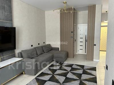 2-комнатная квартира, 56 м² помесячно, Бокейханова 510Б за 270 000 〒 в Алматы, Жетысуский р-н