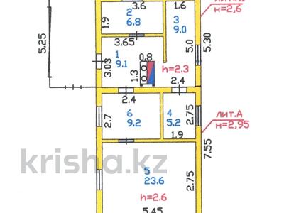 Отдельный дом · 5 комнат · 63 м² · 6 сот., Караванная 41 — Украинская за 15 млн 〒 в Петропавловске