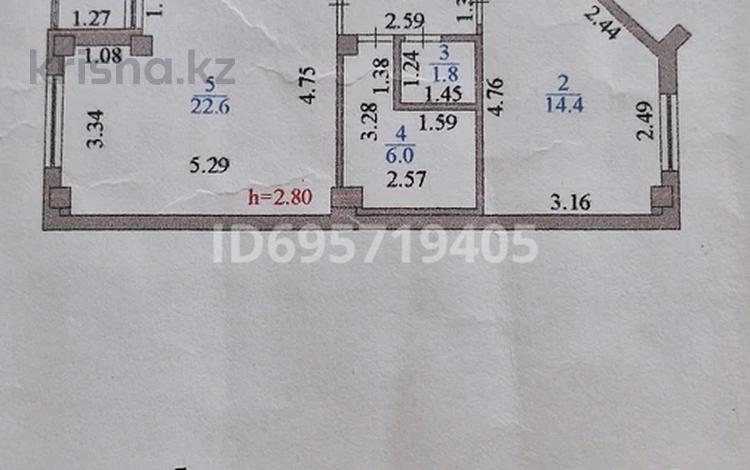 2-бөлмелі пәтер, 69.6 м², 2/9 қабат, мкр Комсомольский, Е 15 11 — Ханшатыр, бағасы: 23 млн 〒 в Астане, Есильский р-н — фото 2