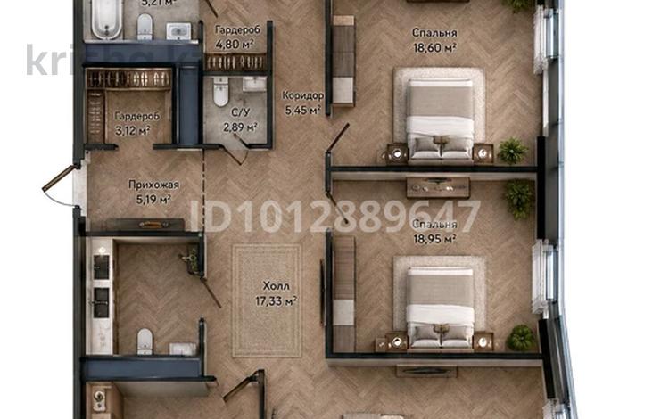 5-бөлмелі пәтер · 212.37 м² · 8/22 қабат, Мангилик Ел 57, бағасы: 260 млн ₸ в Астане, Есильский р-н — фото 2