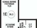 1-комнатная квартира · 30 м² · 5 этаж, Райымбека 210 за 26.8 млн 〒 в Алматы, Алмалинский р-н