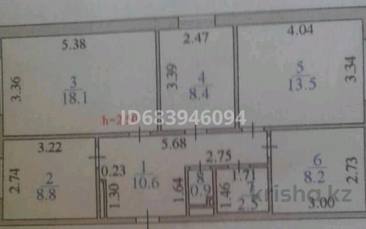 4-бөлмелі пәтер · 71 м² · 1/5 қабат, Кошке.Кеменгуралы 8/1, бағасы: 35.5 млн ₸ в Астане, р-н Байконур — фото 3