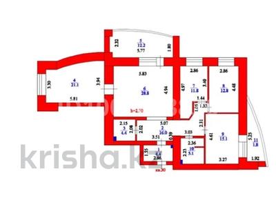 4-комнатная квартира · 134 м² · 7/14 этаж, Жирентаева 4 за 63 млн 〒 в Астане, Алматы р-н