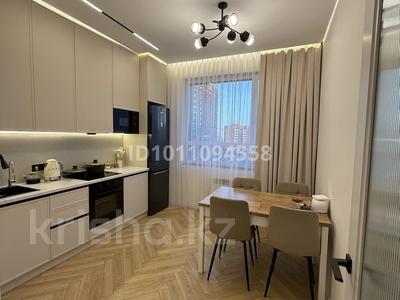 2-комнатная квартира · 60 м² · 6/15 этаж, Ракымжан Кошкарбаев 54 , Жк Инжу Ансар полностью меблированная , дорогой качественный ремонт 54 — Хазрет султан за 45 млн 〒 в Астане, Сарайшык р-н