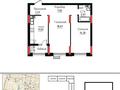 2-бөлмелі пәтер · 59 м² · 5/9 қабат, Чингиз Айтматов 24/4, бағасы: ~ 44 млн ₸ в Астане, Нура р-н — фото 5