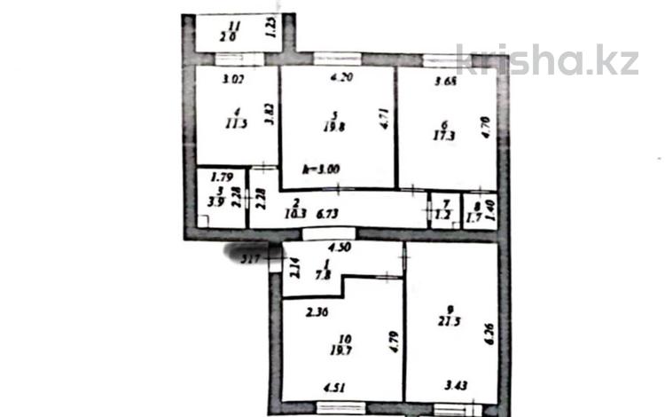 4-комнатная квартира · 119 м² · 10/10 этаж, Алихан Бокейхан 7 за 66 млн ₸ в Астане, Есильский р-н — фото 2