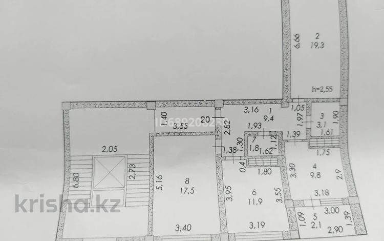 3-комнатная квартира, 74 м², 5/9 этаж, мкр Береке 31 за 23 млн 〒 в Атырау, мкр Береке — фото 2