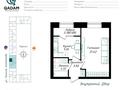 1-бөлмелі пәтер · 41.5 м² · 8/12 қабат, Чингиз Айтматов 30а — ТРЦ Ellington, бағасы: 26.7 млн ₸ в Астане, Нура р-н — фото 5