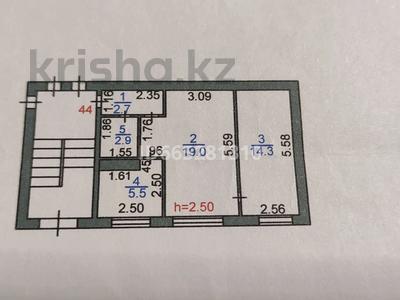 2-бөлмелі пәтер · 44.4 м² · 1/5 қабат, Майкудук, 12й микрорайон, бағасы: 10 млн ₸ в Караганде, Алихана Бокейханова р-н