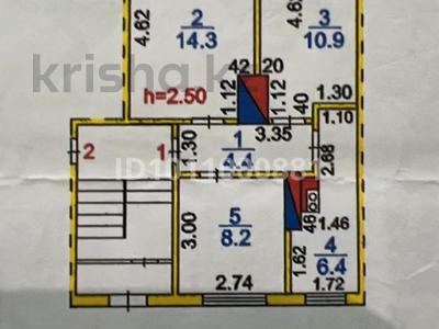 2-бөлмелі пәтер · 44.2 м² · 1/2 қабат, мкр Михайловка , Потемкина 41, бағасы: 7.6 млн ₸ в Караганде, Казыбек би р-н