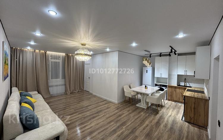 3-комнатная квартира · 73 м² · 1/9 этаж, мкр Кемел (Первомайское) 65/22 за 45.9 млн ₸ в Алматы, Жетысуский р-н — фото 2