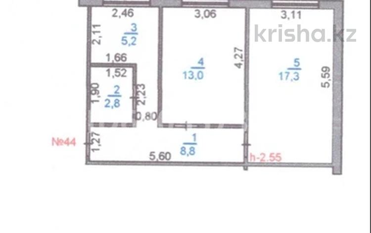 2-комнатная квартира, 47.3 м², 4/5 этаж, Сейфуллина 8Б за 21 млн 〒 в Конаеве (Капчагай) — фото 2