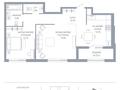 2-комнатная квартира · 68.41 м² · 6/9 этаж, По ул. Ханов Керея и Жанибека, напротив Президентского парка 5 — БЕЗ КОМИССИИ! за ~ 49.9 млн ₸ в Астане — фото 8