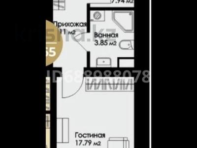 1-комнатная квартира, 42 м², Е 496 3 за 17.5 млн 〒 в Астане, Нура р-н