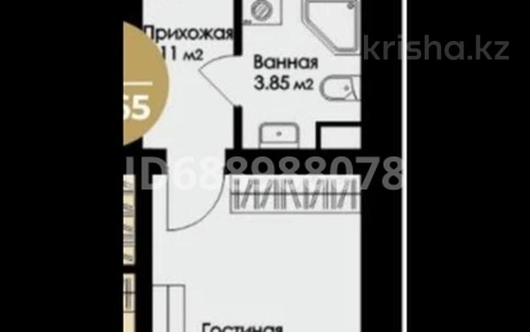 1-комнатная квартира, 42 м², Е 496 3 за 17.5 млн 〒 в Астане, Нура р-н — фото 2