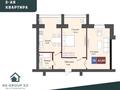 2-комнатная квартира · 66 м² · 1/5 этаж, Нур Актобе 43/1 — ул. Бопай ханым за 21.5 млн ₸ — фото 2