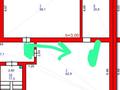3-бөлмелі пәтер · 84.4 м² · 2/9 қабат, Академика Сатпаева 306/1, бағасы: 45 млн ₸ в Павлодаре — фото 2