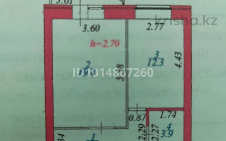 2-бөлмелі пәтер · 45 м² · 4/9 қабат, Нажимеденов, бағасы: 27 млн ₸ в Астане, Сарайшык р-н — фото 13