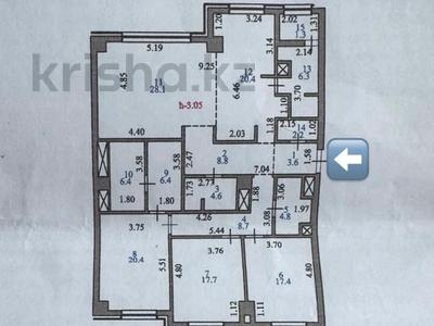 4-комнатная квартира, 157 м², 9/20 этаж, Жумекен Нажимеденов 2 за 120 млн 〒 в Астане, Алматы р-н