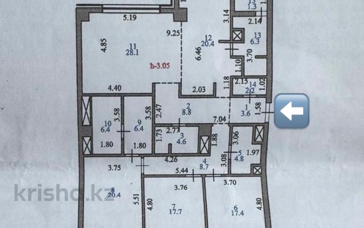 4-комнатная квартира, 157 м², 9/20 этаж, Жумекен Нажимеденов 2 за 120 млн 〒 в Астане, Алматы р-н — фото 26