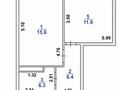 1-комнатная квартира · 45 м² · 5/14 этаж, Ч. Айтматова 29 за 22.5 млн ₸ в Астане, Нура р-н — фото 7