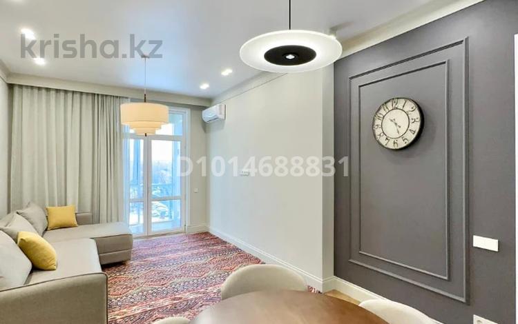 2-бөлмелі пәтер · 64.5 м² · 6/18 қабат, Алмагүл ш/а., Жарокова 218 — Утепова, бағасы: 87 млн ₸ в Алматы, Бостандыкский р-н — фото 2