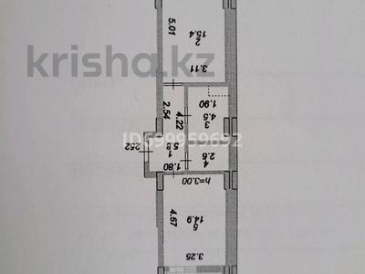 1-комнатная квартира · 44.6 м² · 4/9 этаж, Жубан Молдагалиев 3 за 22 млн 〒 в Астане, Нура р-н