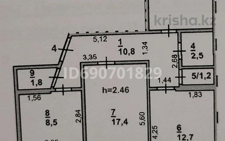 3-бөлмелі пәтер · 69 м² · 1/5 қабат, Ауэзова 87б — Ауэзова ,набережная, бағасы: 17.5 млн ₸ в Аксу — фото 32