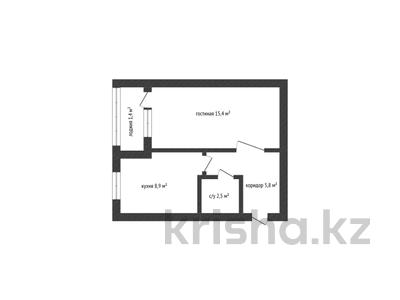 1-комнатная квартира · 34 м² · 3/3 этаж, сарыарка 14 за 14 млн 〒 в Кокшетау