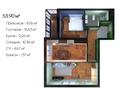 2-комнатная квартира · 54 м² · 7/12 этаж, Райымбека за 38.5 млн ₸ в Алматы, Жетысуский р-н